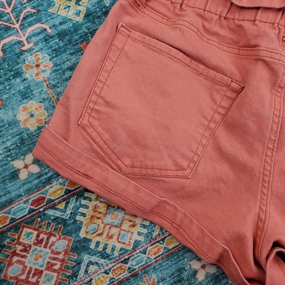 Wild Fable Salmon Coral Paperbag Shorts Medium - Picture 8 of 8